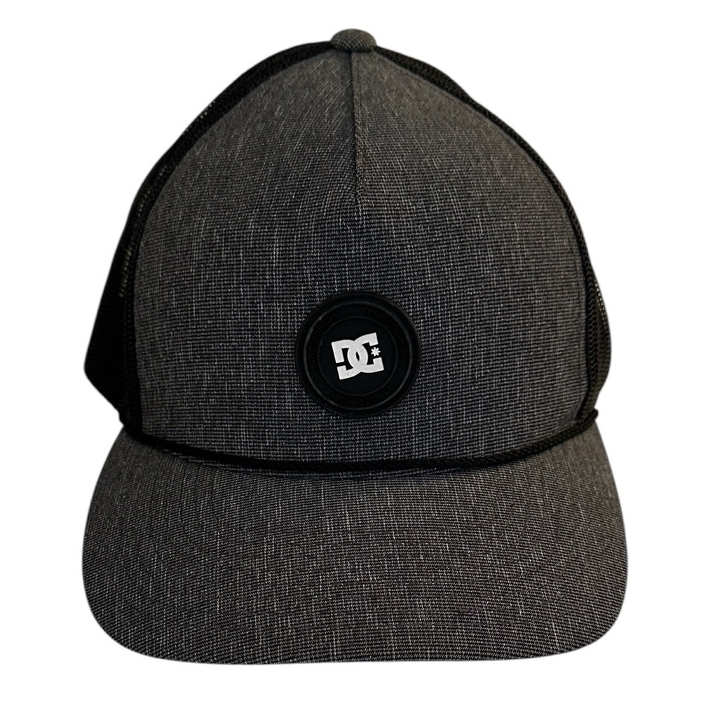 DC‎ Skateboard Gray Logo Streetwear Trucker Snap Back Hat